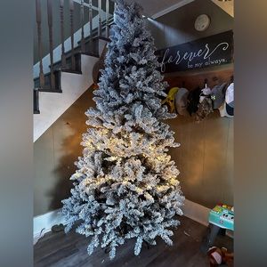 Prelit Christmas tree